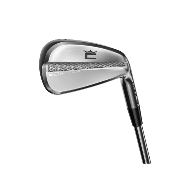 Hero image of COBRA 3DP Tour irons with compact design and advanced 3D-printed construction