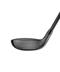 Direct image of OPTM hybrid club face with larger, forgiving design for easy launch and control