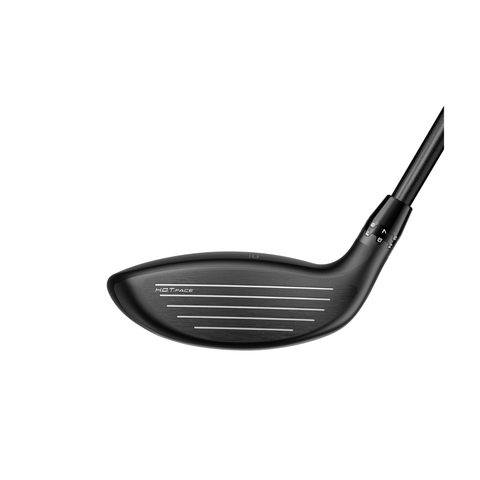 Direct image of COBRA OPTM MAX fairway wood club face with draw-biased design