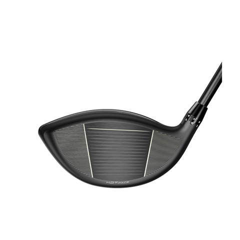 Direct image of COBRA OPTM X driver club face with balanced design for speed, accuracy, and forgiveness