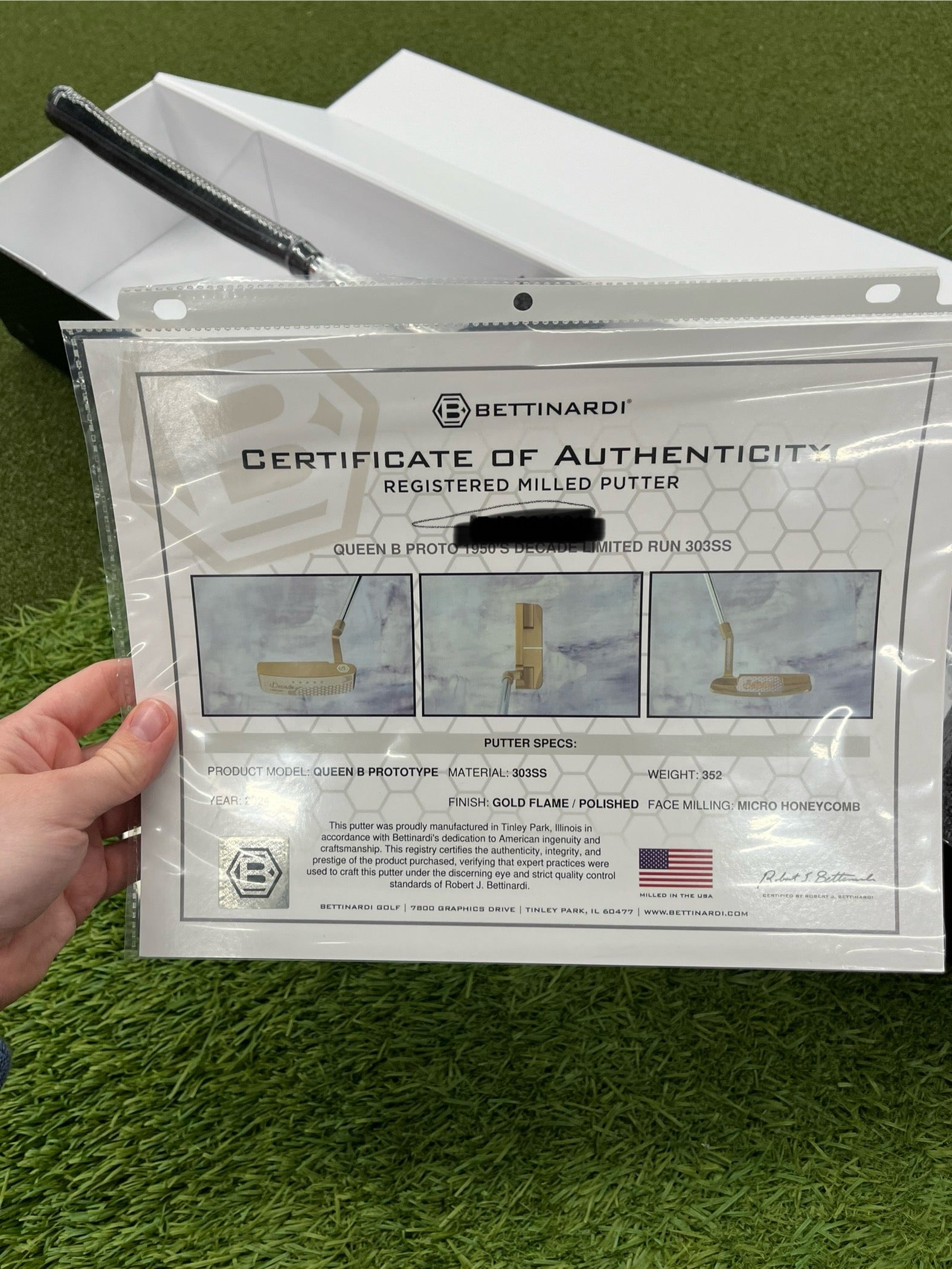 Bettinardi 1950s Queen B Prototype Limited Run Putter – Chris