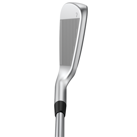 Overhead image of PING G740 irons with oversized design for maximum forgiveness and distance