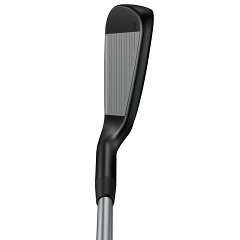 Address image of the PING G740 iron featuring a sleek Midnight finish with more contrasting visual cues.