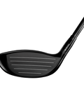 Club face of the Titleist GTS300 Mini Driver featuring a sleek black crown and titanium clubhead.