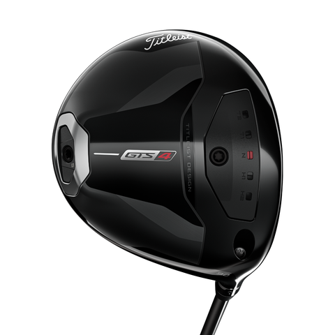 Hero image of the Titleist GTS4 Driver with ultra-low spin performance and adjustable CG control.