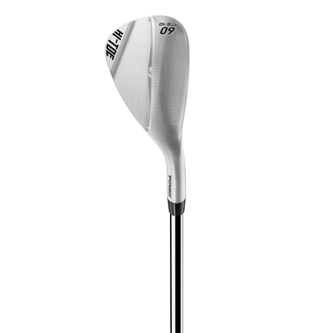 Heel image of the Hi-Toe 5 forged wedge featuring a precision-shaped profile and premium finish.