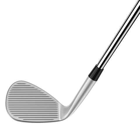 Club face image of the Hi-Toe 5 forged wedge with full-face grooves and RAW face technology.
