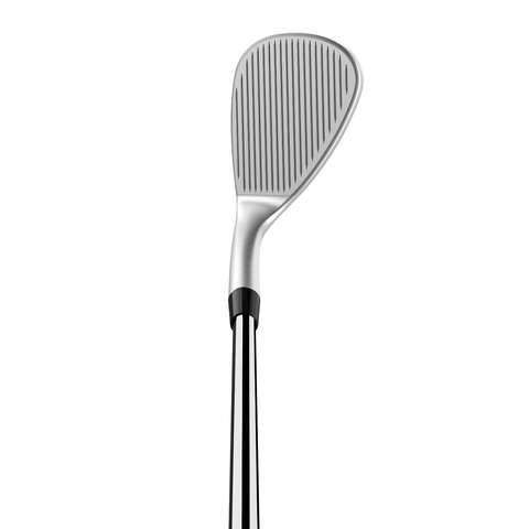 Address image of the Hi-Toe 5 forged wedge club face with full-face grooves and RAW face technology.