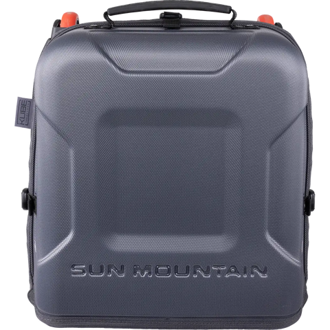 Sun Mountain Kube Travel Bag – Steel/Black/Rush Red (2409-04)