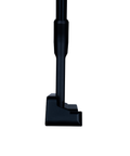 Heel image of LINK.2.1 blade putter in black finish with narrow-body design and deep milled face.