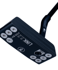 Hero image of LINK.2.2 compact wide-body blade with square back, black finish, and deep milled face.