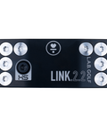 Direct image of LINK.2.2 compact wide-body blade with square back, black finish, and deep milled face.