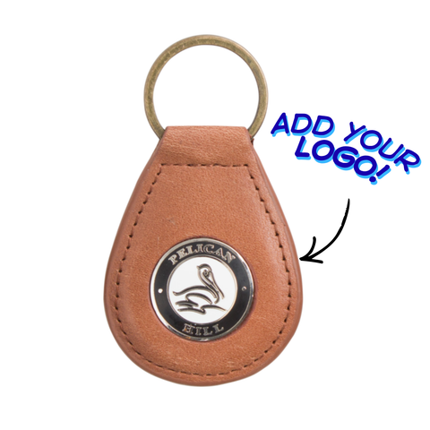 Custom Leather Key Chain with Ball Marker