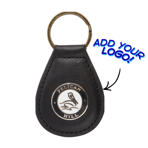 Custom Leather Key Chain with Ball Marker