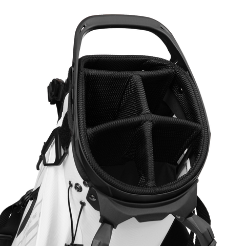 Tour Edge Xtreme Lite Stand Bag – White/Black (UBATLSB04)