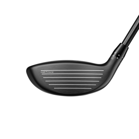 Direct image of COBRA OPTM LS Titanium fairway wood club face with compact low-spin design for speed and control