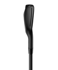 Toe image of the P790 Shadowfall iron with dark finish and sleek Tour-inspired design.