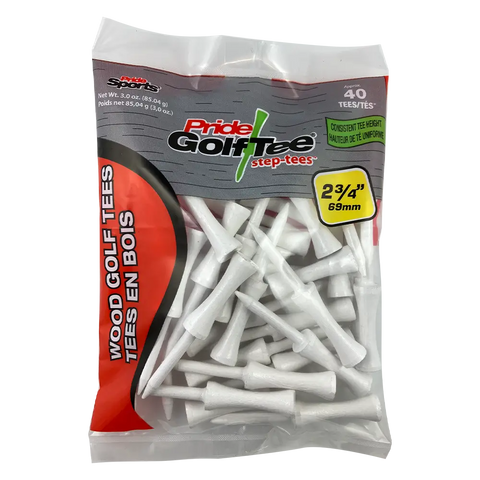 Pride Step Tees – 2 3/4" White (SB2344075)