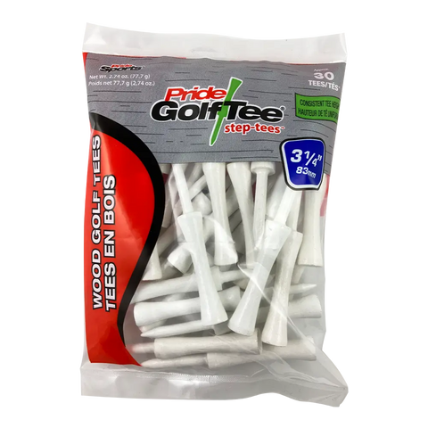Pride Step Tees – 3 1/4" White (SB3143075)