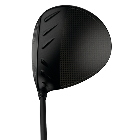 PING G440 K driver image, overhead view showing clubhead shape and carbon crown