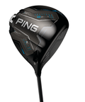 PING G440 K driver hero image, angled view showing clubhead shape and carbon crown