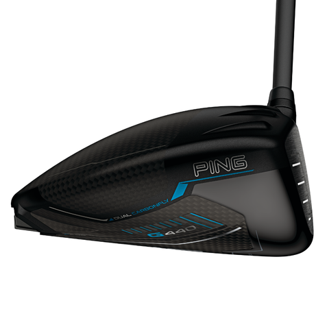 PING G440 K driver image, side view showing clubhead shape 
