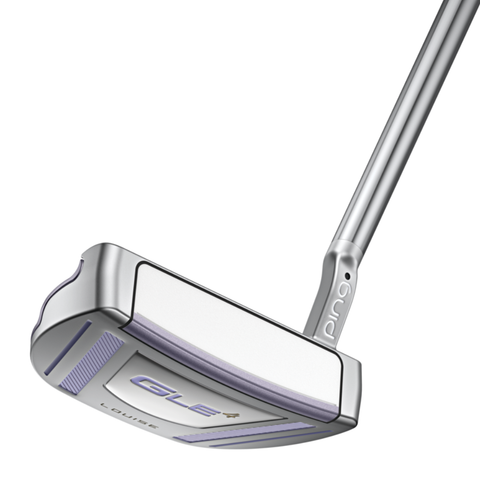 Hero image of PING G Le4 Louise putter with mid-mallet design and clean alignment features