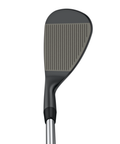 PING s259 wedge image, overhead view showing face, grooves, and midnight steel finish 
