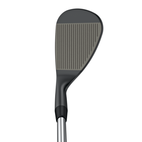 PING s259 wedge image, overhead view showing face, grooves, and midnight steel finish 
