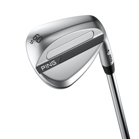 PING s259 wedge hero image, angled view showing face, grooves, and tour-inspired shape