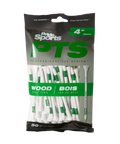 Pride PTS Wood Tees – 4" White, 50 count (PT4001275)