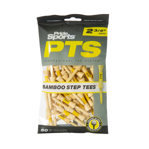 Pride PTS Bamboo Step Tees – 2 3/4", 50 count (BTS23450)
