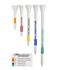 Pride PTS Wood Tees – color-coded sizes