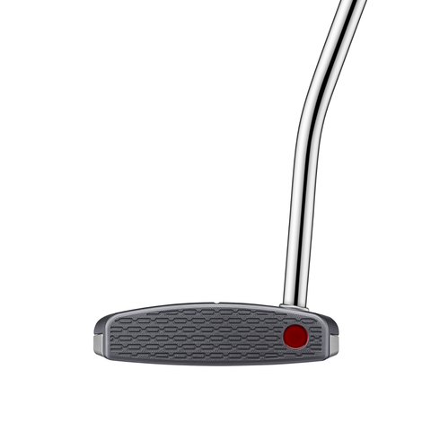 Putter face of the Scotty Cameron Phantom 12 with a winged mallet head and alignment sightline.