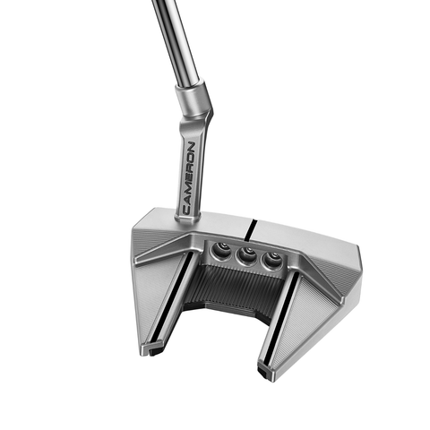 Scotty Cameron Phantom 7.2 putter image, rear view showing angular mallet head shape