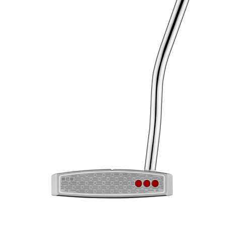 Scotty Cameron Phantom 7 putter image, direct view showing angled mallet head shape
