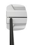 Overhead view of Scottsdale TEC Ally Blue mallet putter with onset shaft and Eye Q alignment