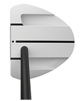 Overhead view of Scottsdale TEC Ketsch Onset mallet putter with onset shaft and Eye Q alignment