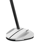 Angled view of Scottsdale TEC Ketsch Onset mallet putter with onset shaft and Eye Q alignment