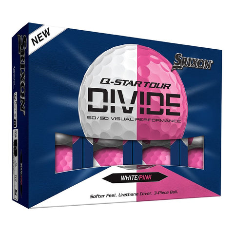 Srixon Q-Star Tour – Divide White/Pink (10369866)
