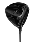 Hero image of Qi4D Shadowfall driver in high-gloss black, highlighting sleek design and performance.
