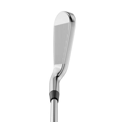Overhead image of Quantum Max OS irons with oversized design for maximum forgiveness and distance