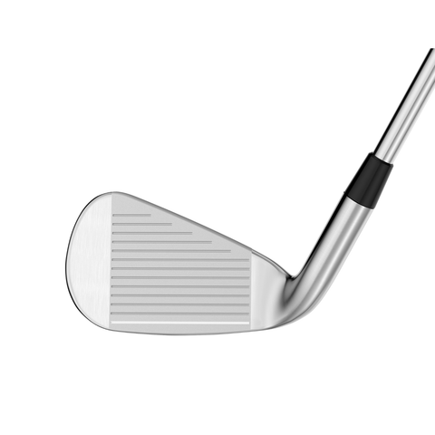 Direct image of Quantum Max OS irons club face with oversized design for maximum forgiveness and distance