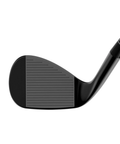 RTZ 2 wedge club face in Black Satin, highlighting its precision-milled grooves and laser-milled face texture.