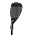 Address image of the RTZ 2 wedge club face in Black Satin, highlighting its precision-milled grooves and laser-milled face texture.