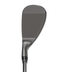 Address image of the Cleveland RTZ 2 Tour Rack wedge, highlighting its raw finish, precision-milled grooves and laser-milled texture.