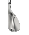 Heel view of the Cleveland RTZ 2 wedge showcasing its refined shape and clubhead design.