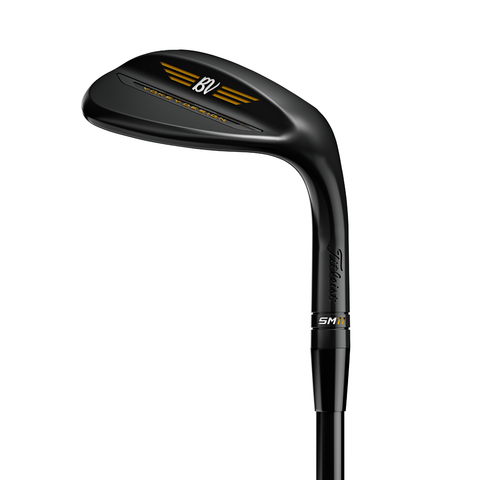 Hero image of the Titleist Vokey SM11 Black Vapor wedge with Flight Lines alignment technology.