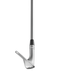Direct view of the toe of Titleist Vokey SM11 wedge with precision-milled grooves and satin finish