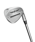 Angled hero image of Titleist Vokey SM11 wedge with precision-milled grooves and satin finish